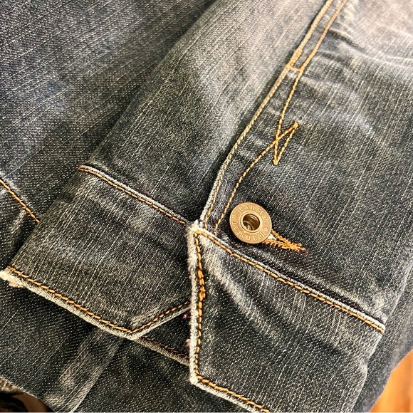 Jeanstar Jean jacket women’s size L, preowned - Picture 9 of 9